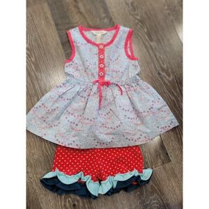 Matilda Jane Baby Girls Outfit Top and Shorties‎ size 2 #6